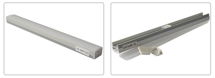 BAPL025 Aluminum Profile - Inner Width 20mm(0.78inch) - LED Strip Anodizing Extrusion Channel